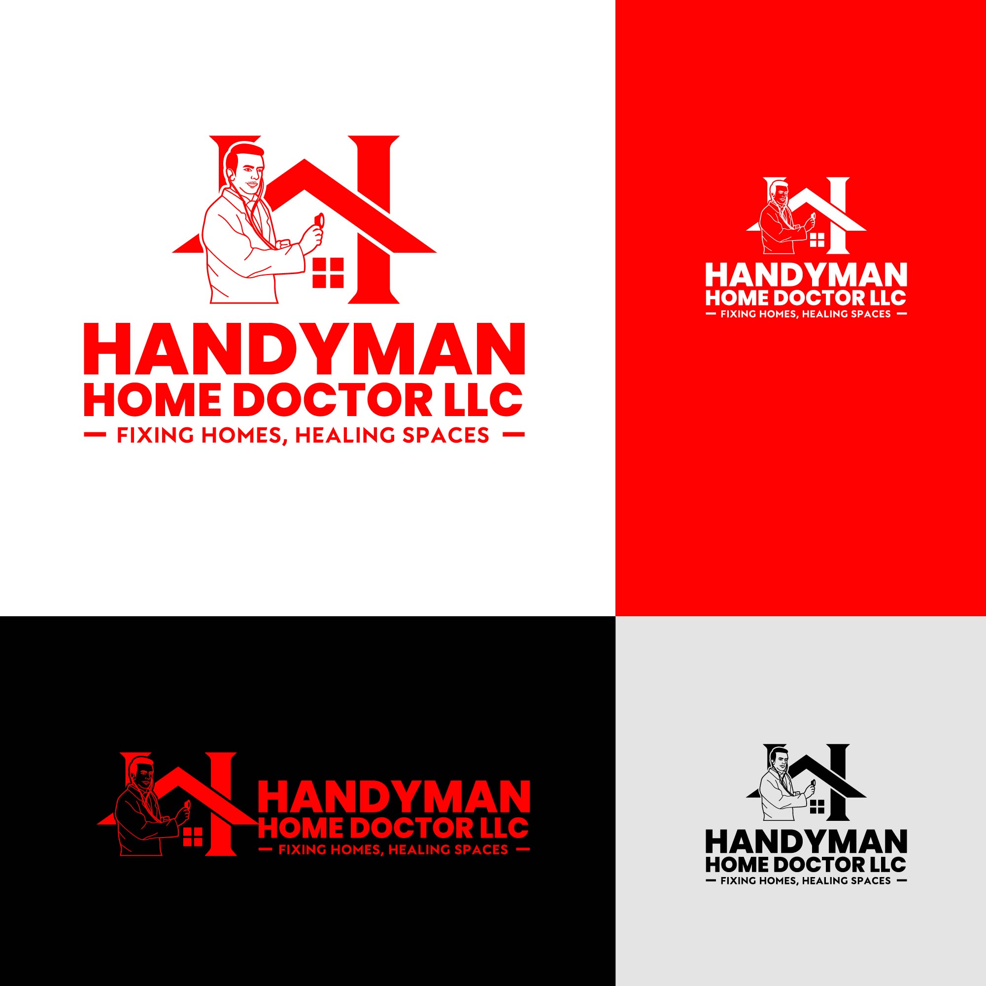 Design de Logo par Transformed Design Inc. pour Handyman Home Doctor LLC | Design #30588049