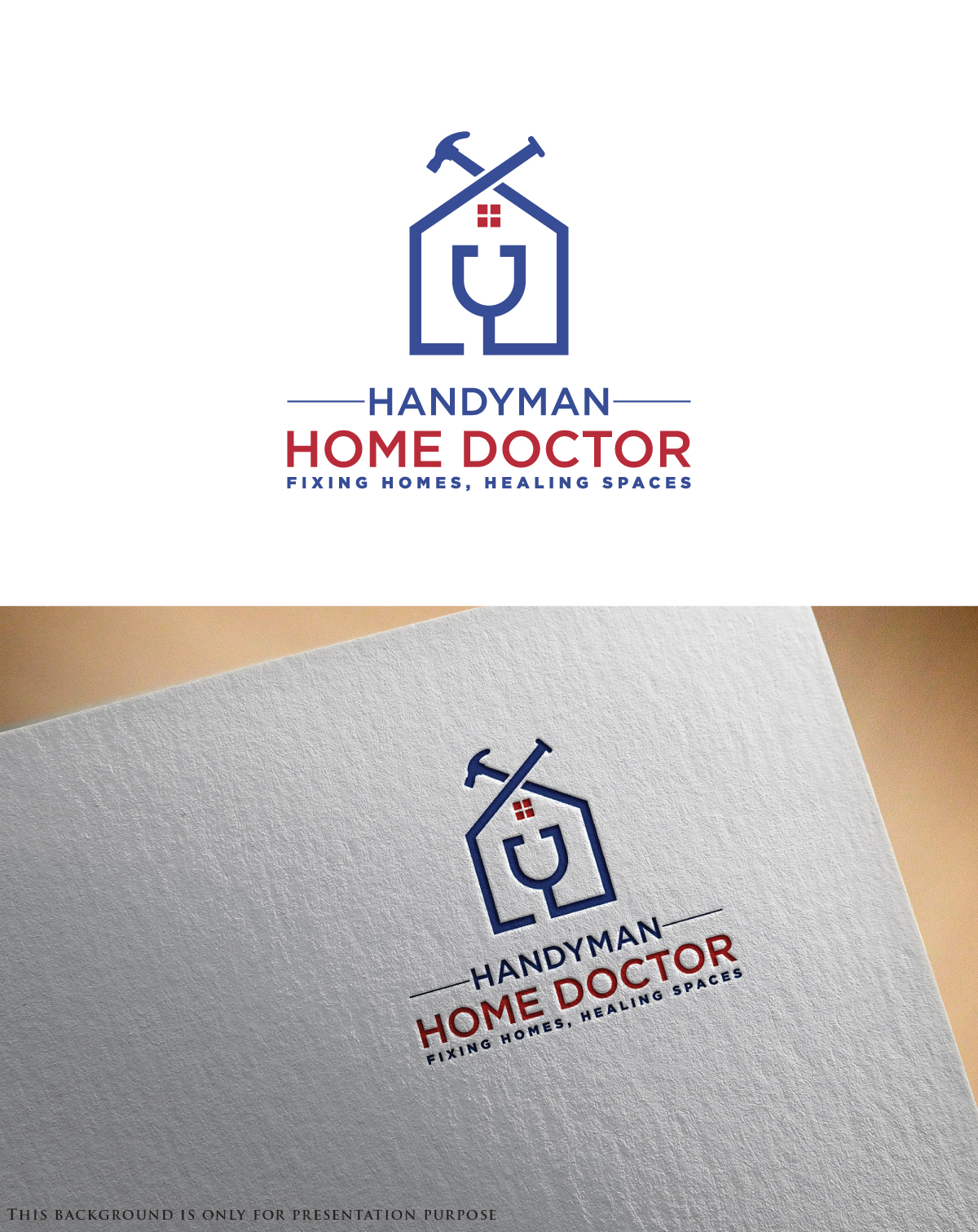 Logo Design by FireflyArt for Handyman Home Doctor LLC | Design: #30665555