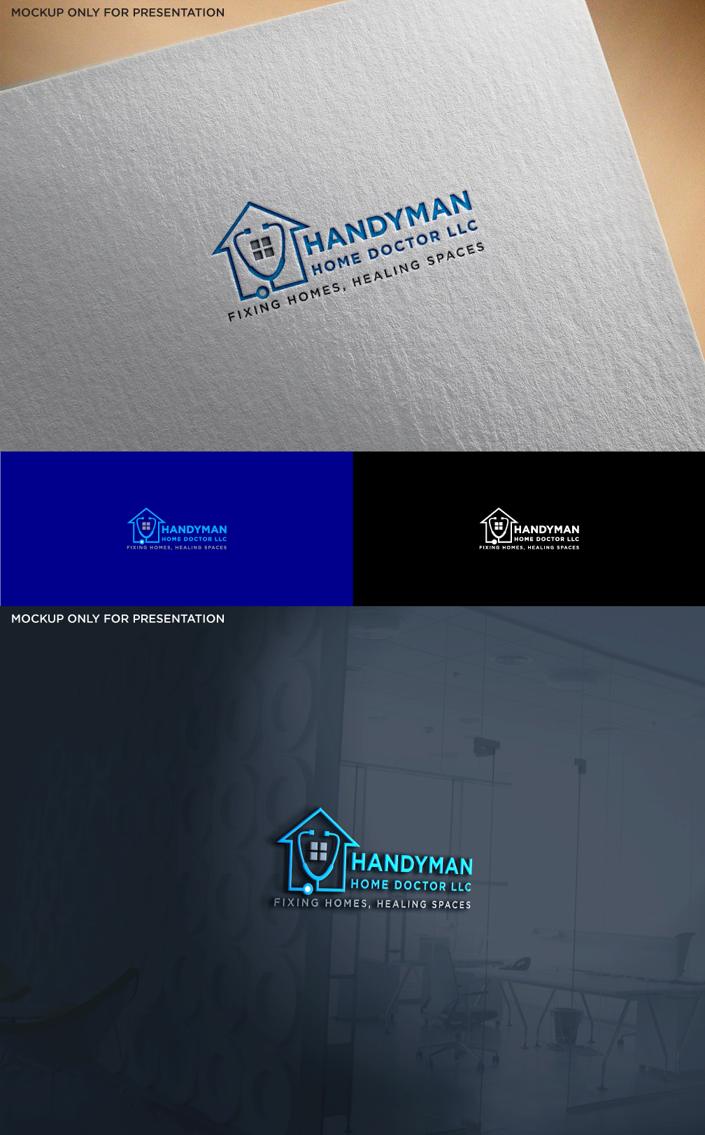 Logo Design by CanvasDesign for Handyman Home Doctor LLC | Design #30595275