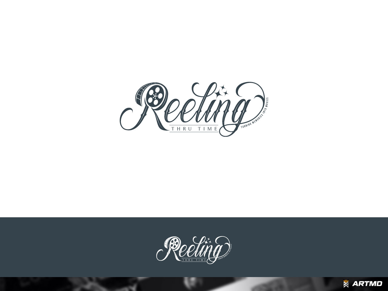 Logo Design by ARTMD for Reeling Thru Time | Design #30595582