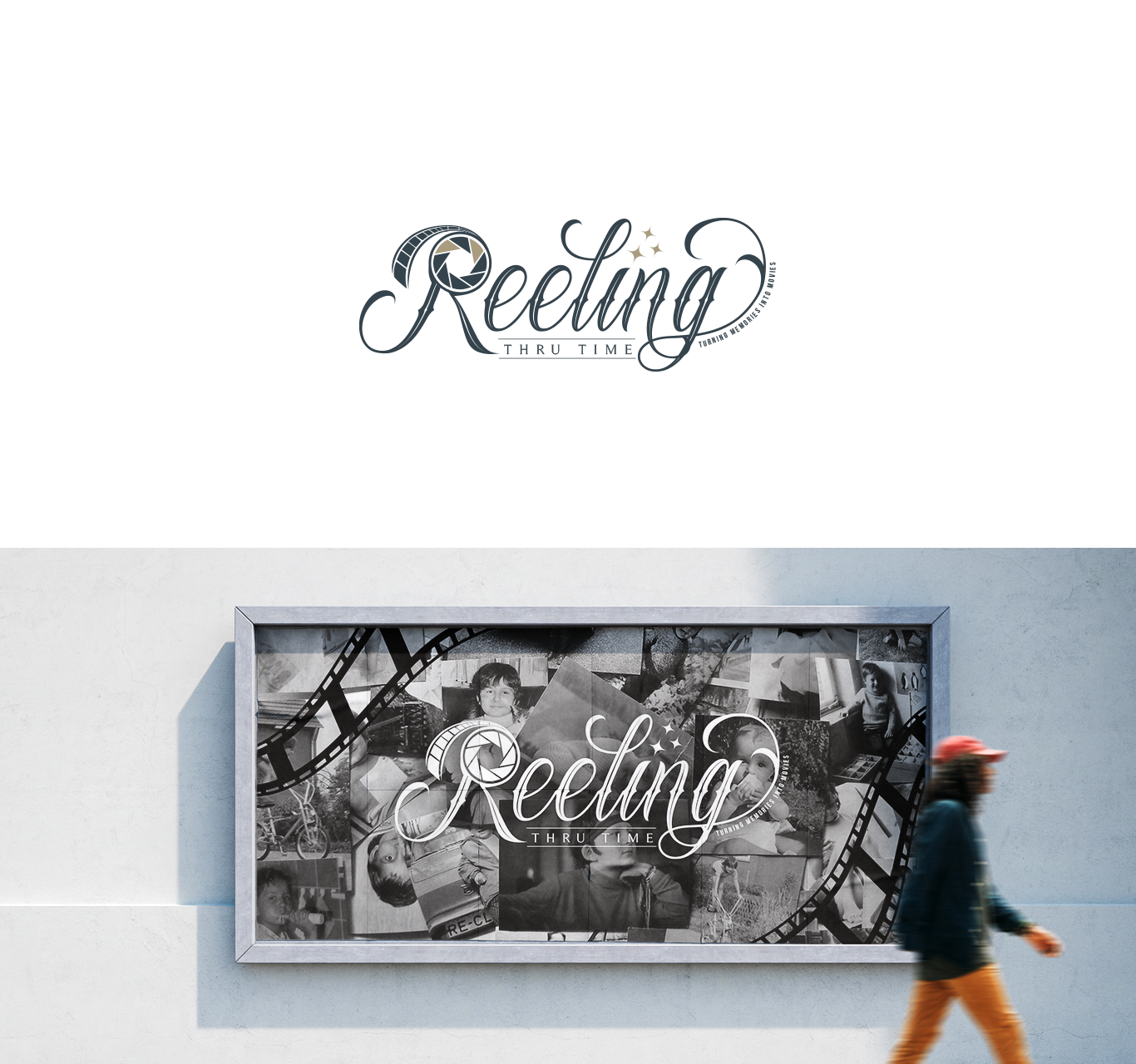 Logo-Design von ARTMD für Reeling Thru Time | Design #30627090