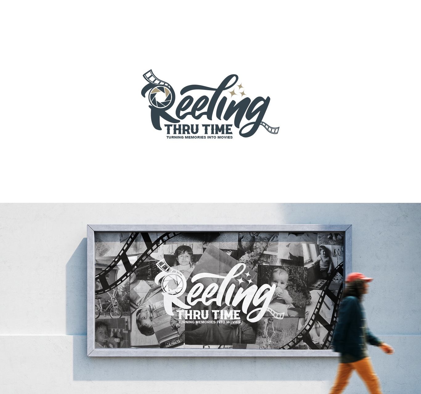 Logo-Design von ARTMD für Reeling Thru Time | Design #30633749