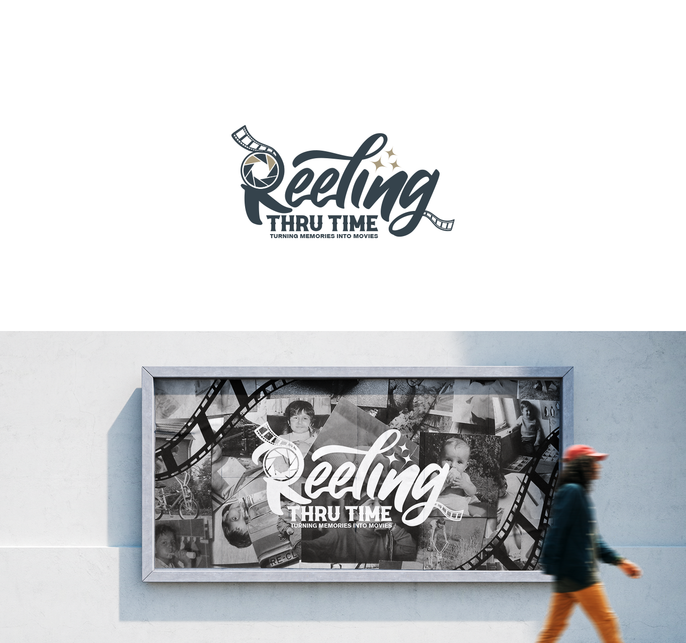 Logo Design by ARTMD for Reeling Thru Time | Design #30633750