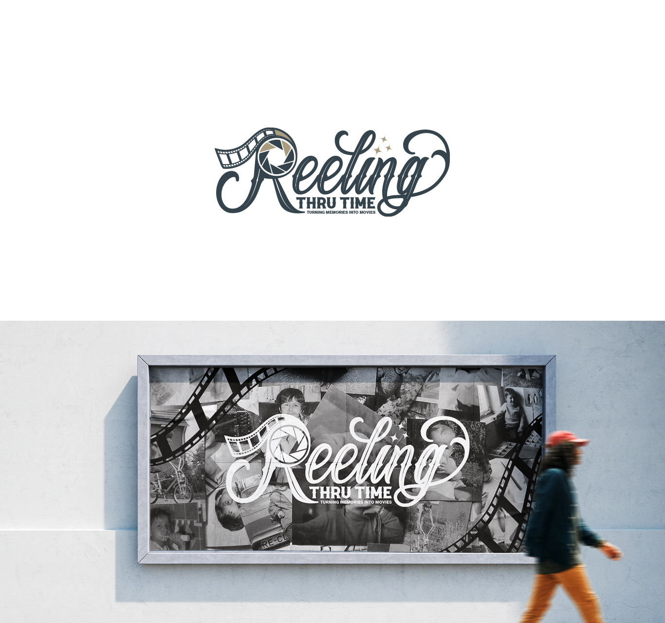 Logo Design by ARTMD for Reeling Thru Time | Design #30633875