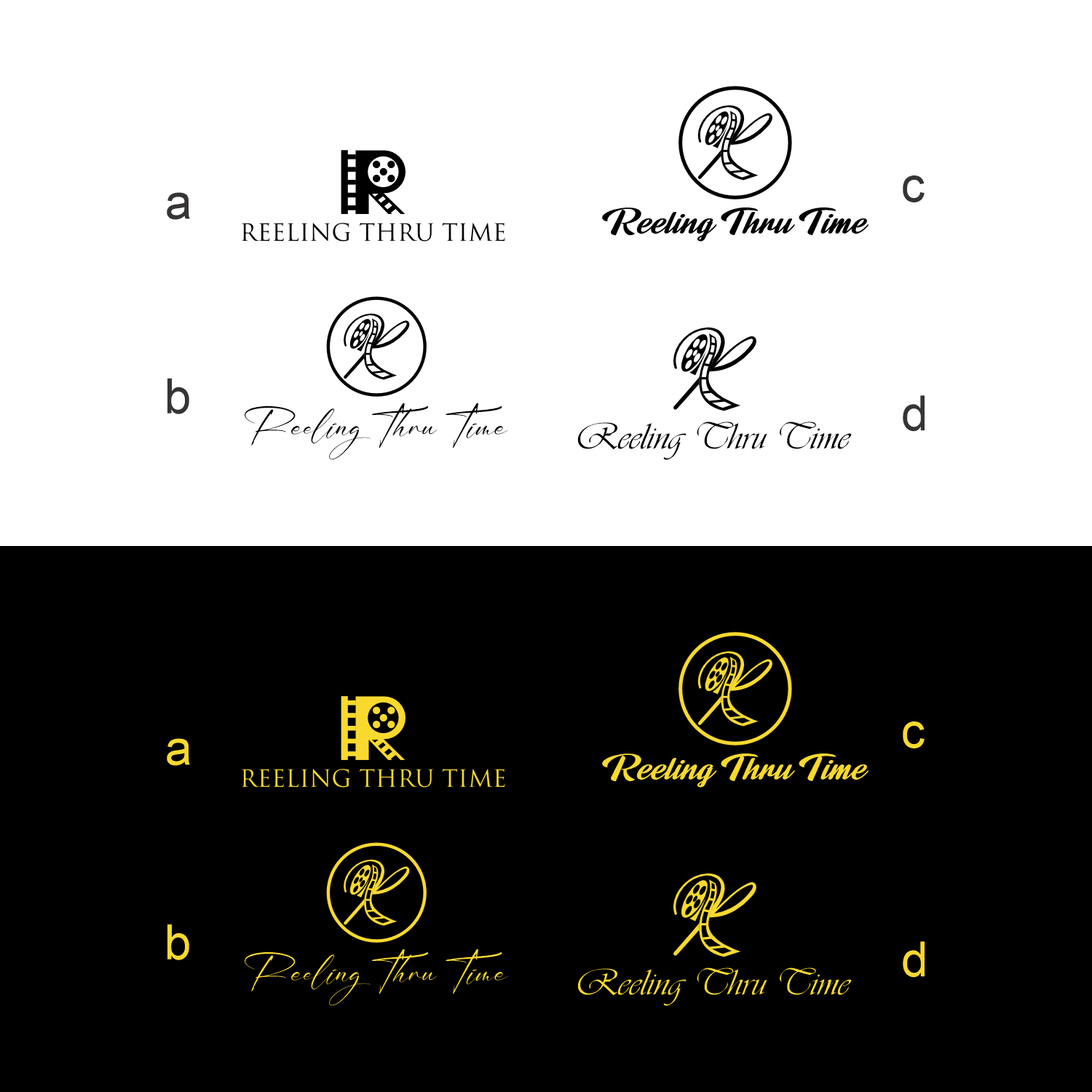 Diseño de Logo por cah awu para Reeling Thru Time | Diseño #30597652
