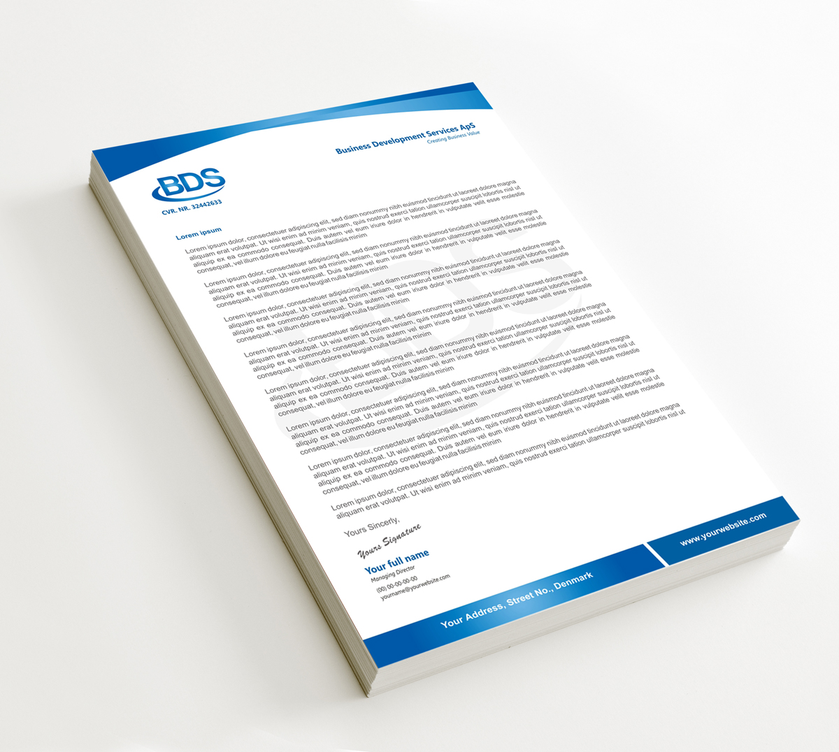 Diseño de Membrete por INDIAN_Ashok para este proyecto | Diseño #3134313