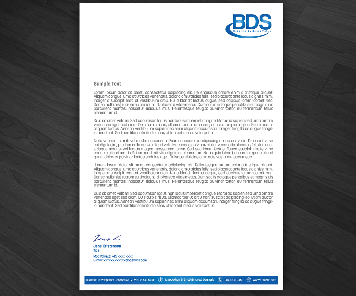 Letterhead Design by kaatem for this project | Design #3146210