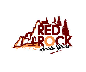 Logo Design by Paint-Tools for Red Rock Auto Glass | Design: #30586472