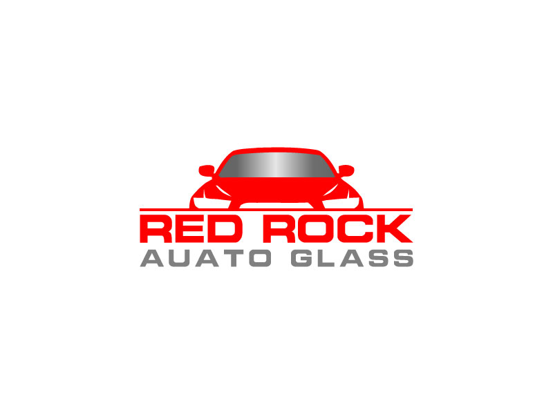Logo Design by CrossFit design  for Red Rock Auto Glass | Design #30594928