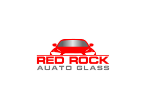 Logo Design by CrossFit design  for Red Rock Auto Glass | Design: #30594928