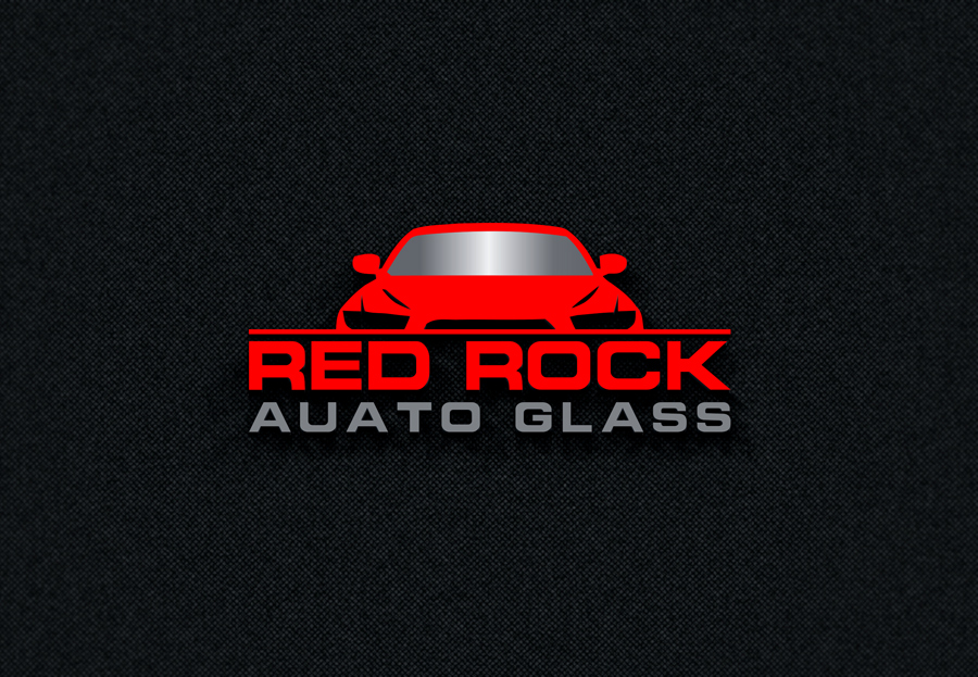 Logo Design by CrossFit design  for Red Rock Auto Glass | Design #30594929