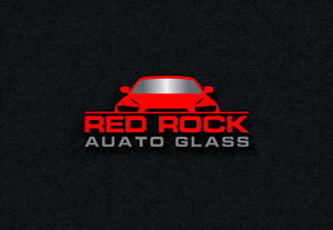 Logo Design by CrossFit design  for Red Rock Auto Glass | Design: #30594929