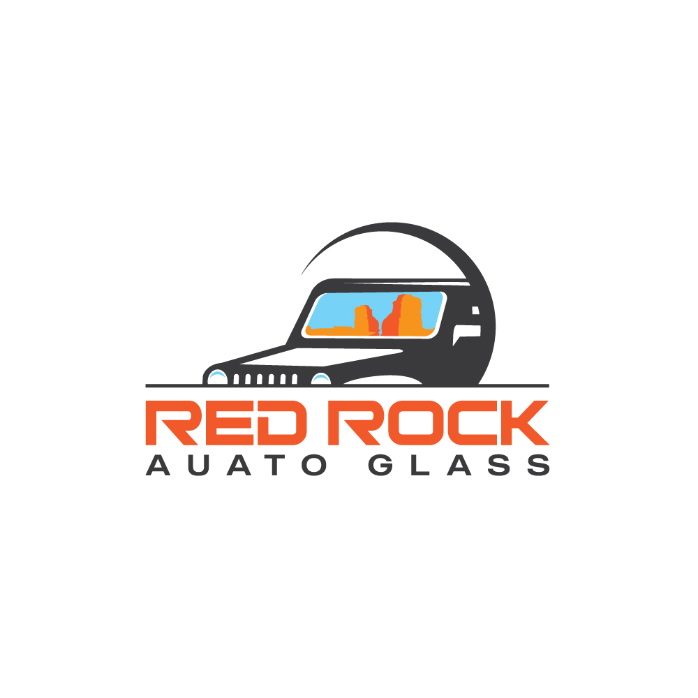 Logo Design by YourLogoMaster for Red Rock Auto Glass | Design #30595519