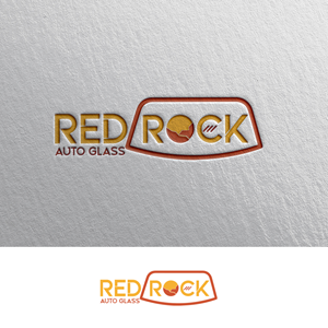 Logo Design by NZ Creatives for Red Rock Auto Glass | Design: #30593306