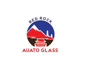 Logo Design by Ansh Design for Red Rock Auto Glass | Design: #30587147