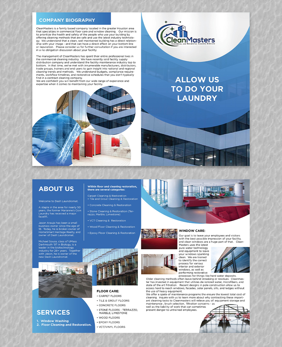 Brochure Design by YourLogoMaster for this project | Design #30594950
