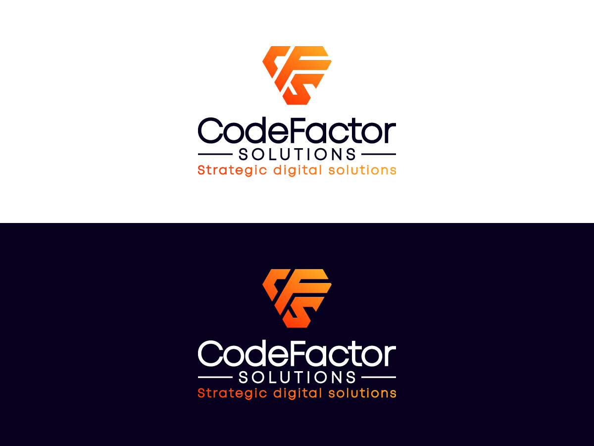 Logo Design by 439 Creations for CODE FACTOR SOLUTIONS | Design #30622719