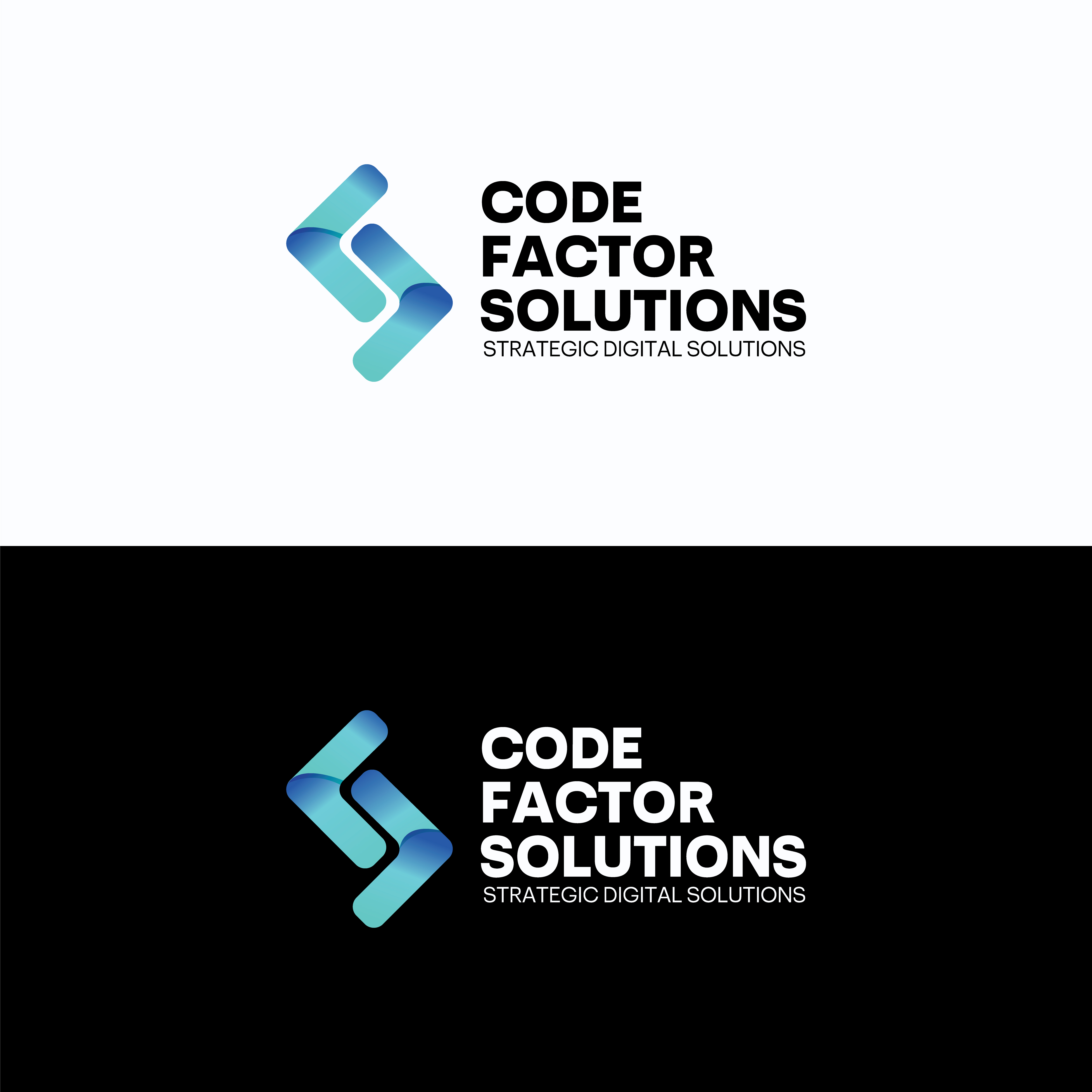 Logo Design by Adnan Bhatti for CODE FACTOR SOLUTIONS | Design #30606693