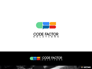 Logo Design by ARTMD for CODE FACTOR SOLUTIONS | Design: #30583467