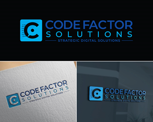 Logo Design by Atec for CODE FACTOR SOLUTIONS | Design: #30616966
