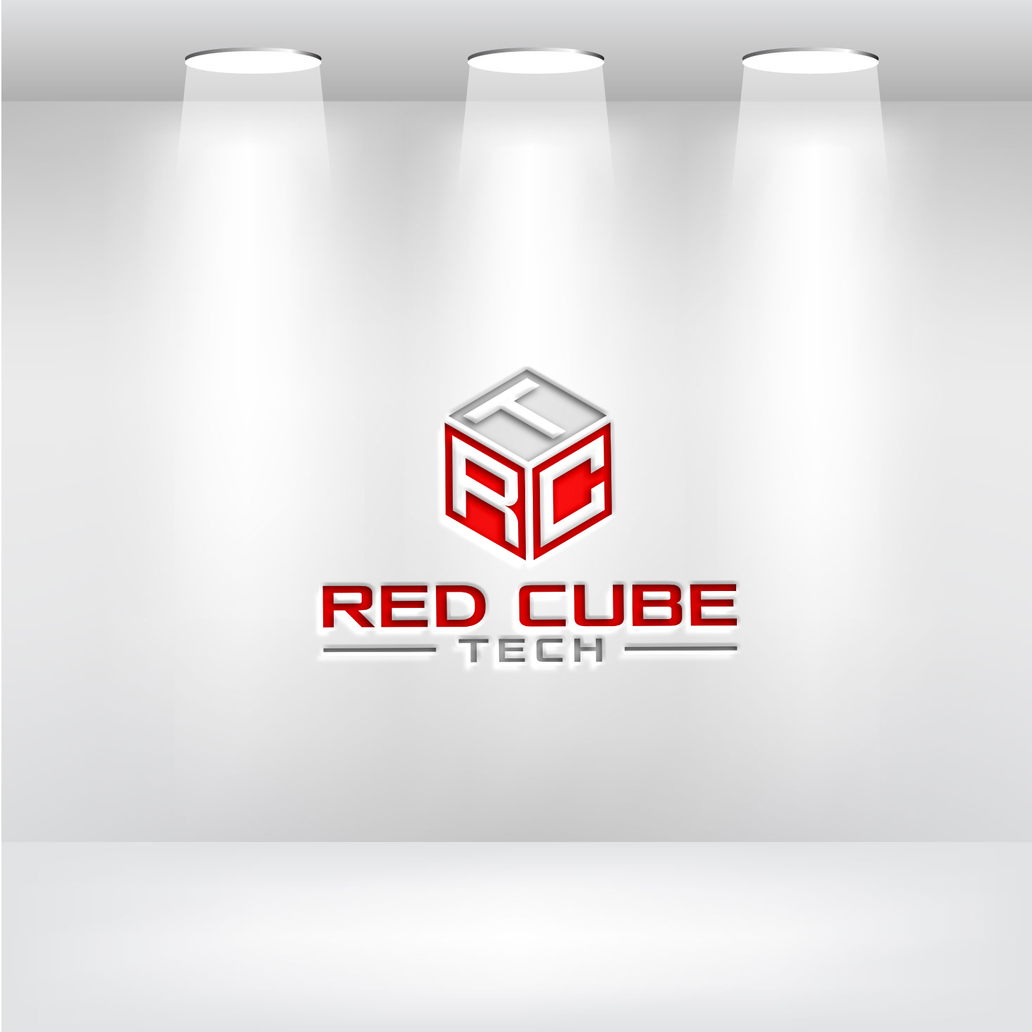 Logo-Design von Mi Design1 für Red Cube Tech | Design #30588465