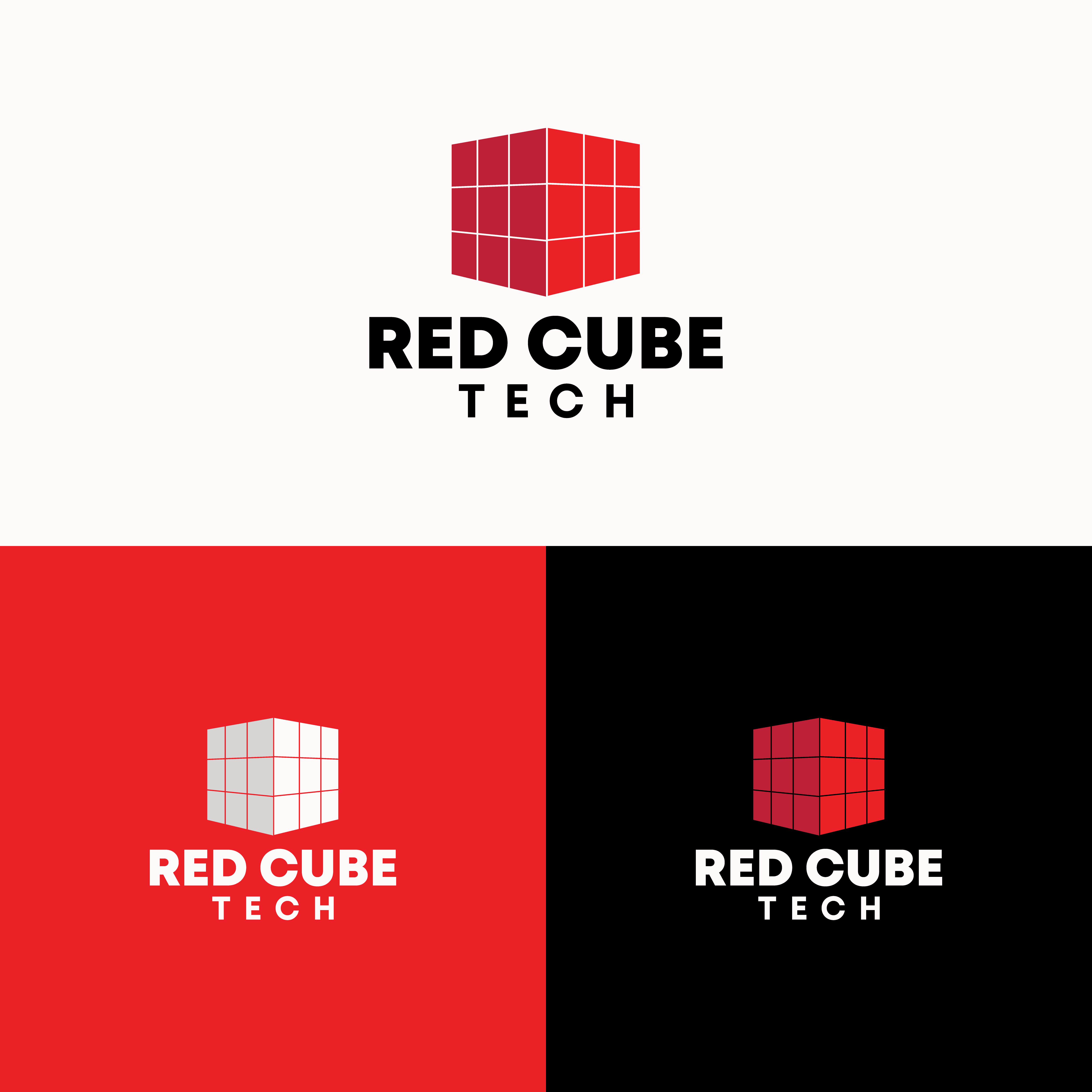 Logo-Design von Adnan Bhatti für Red Cube Tech | Design #30604615