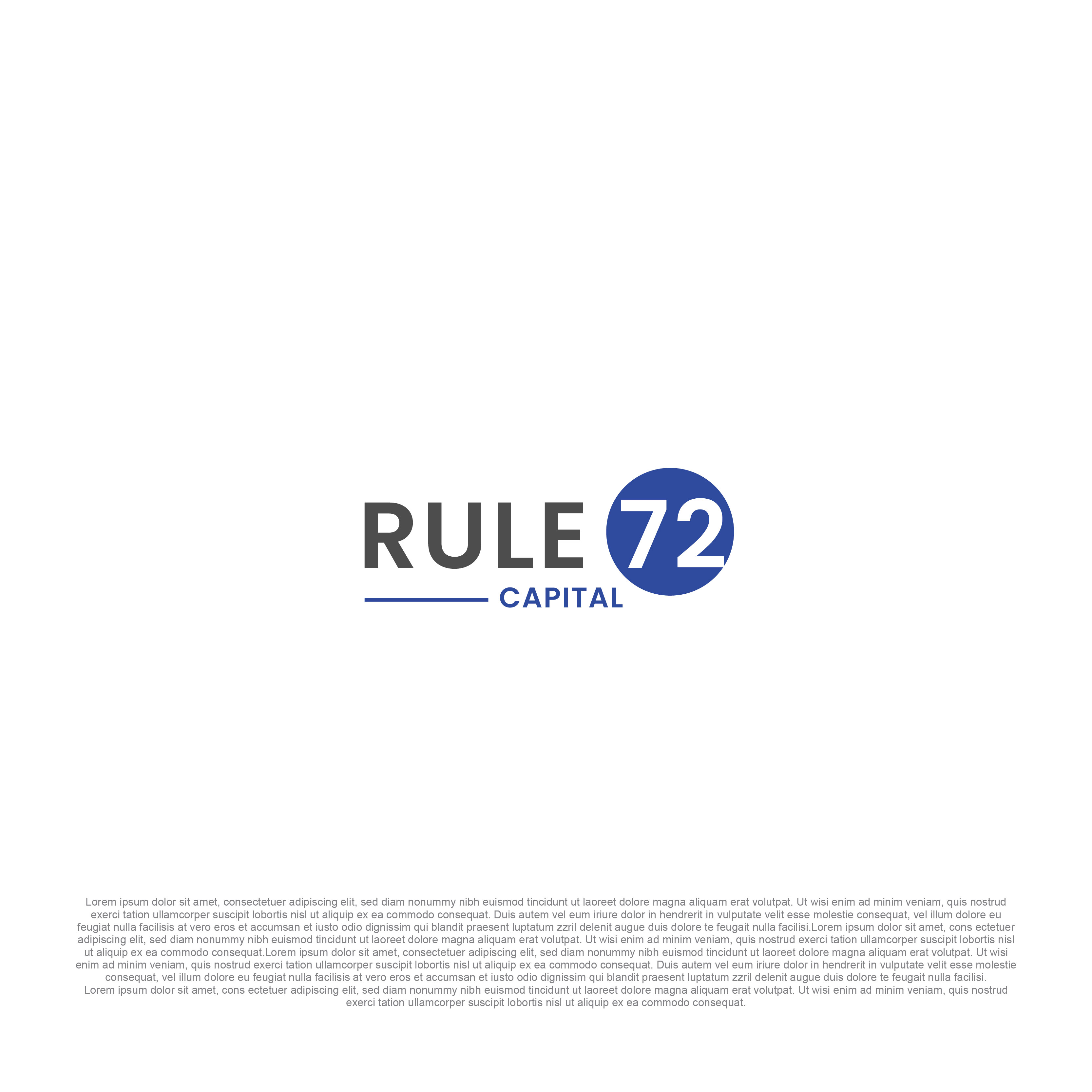 Design de Logo par Ali.Adnan pour Rule72 Capital | Design : #30634192