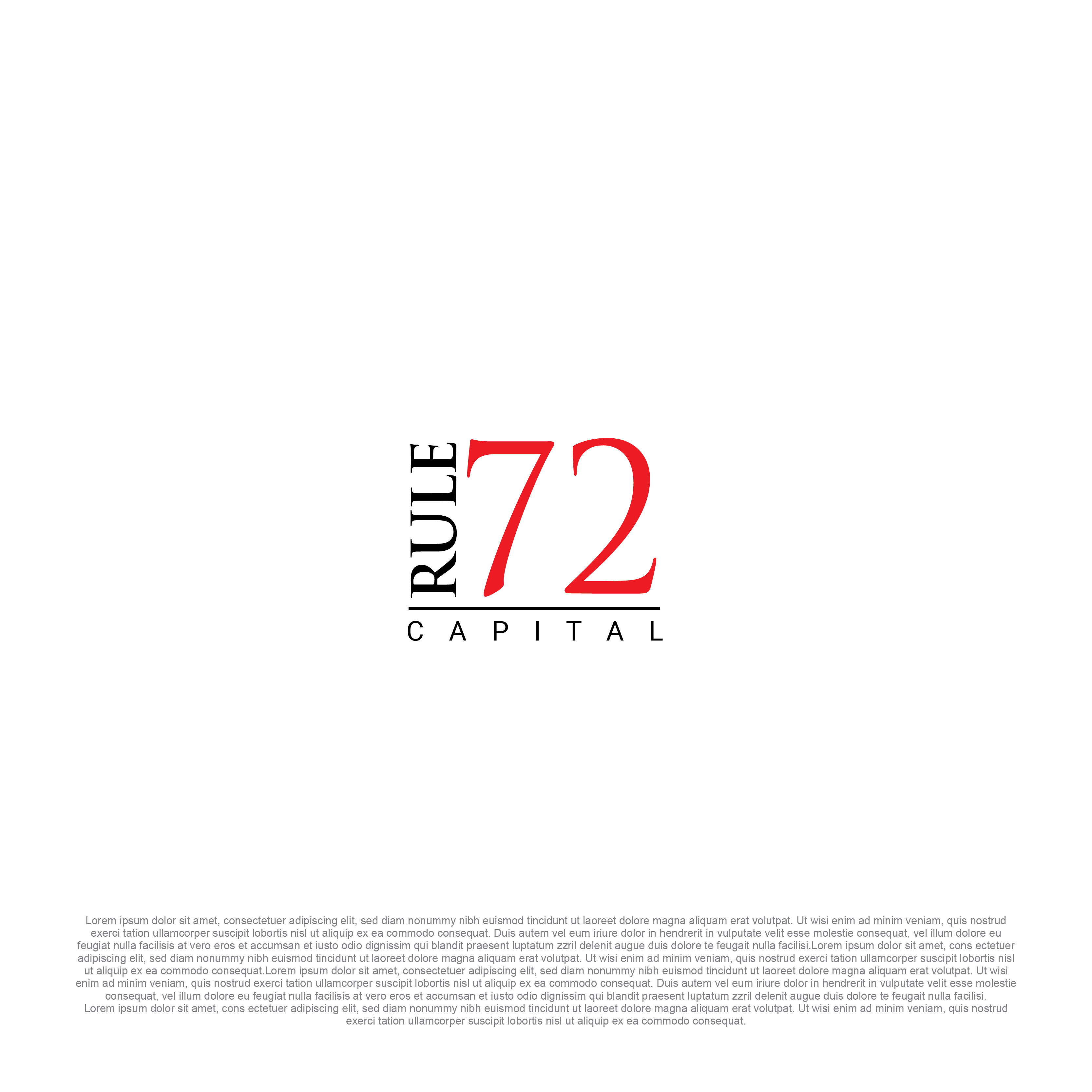 Logo Design by Ali.Adnan for Rule72 Capital | Design #30634290