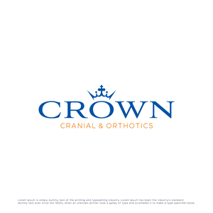 Logo Design by Potatow for Crown Cranial & Orthotics | Design: #30631504