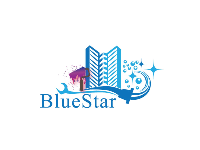 Elegant, Playful, Apartments Logo Design for BlueStar by Alaya009