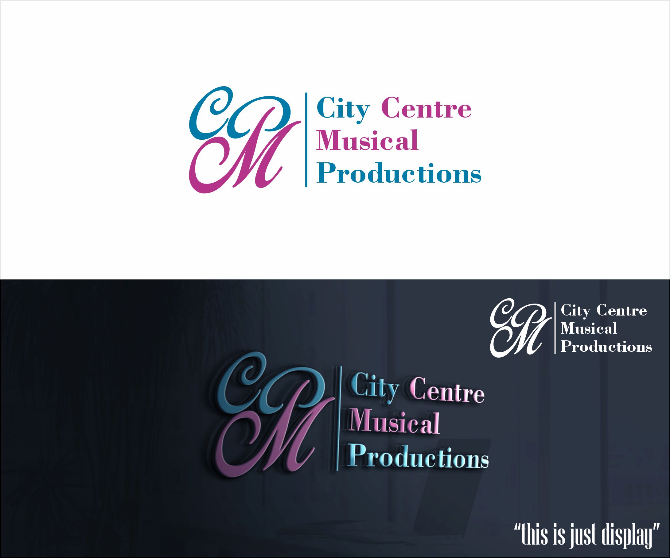 Logo-Design von alkaline für City Centre Musical Productions | Design #30593362