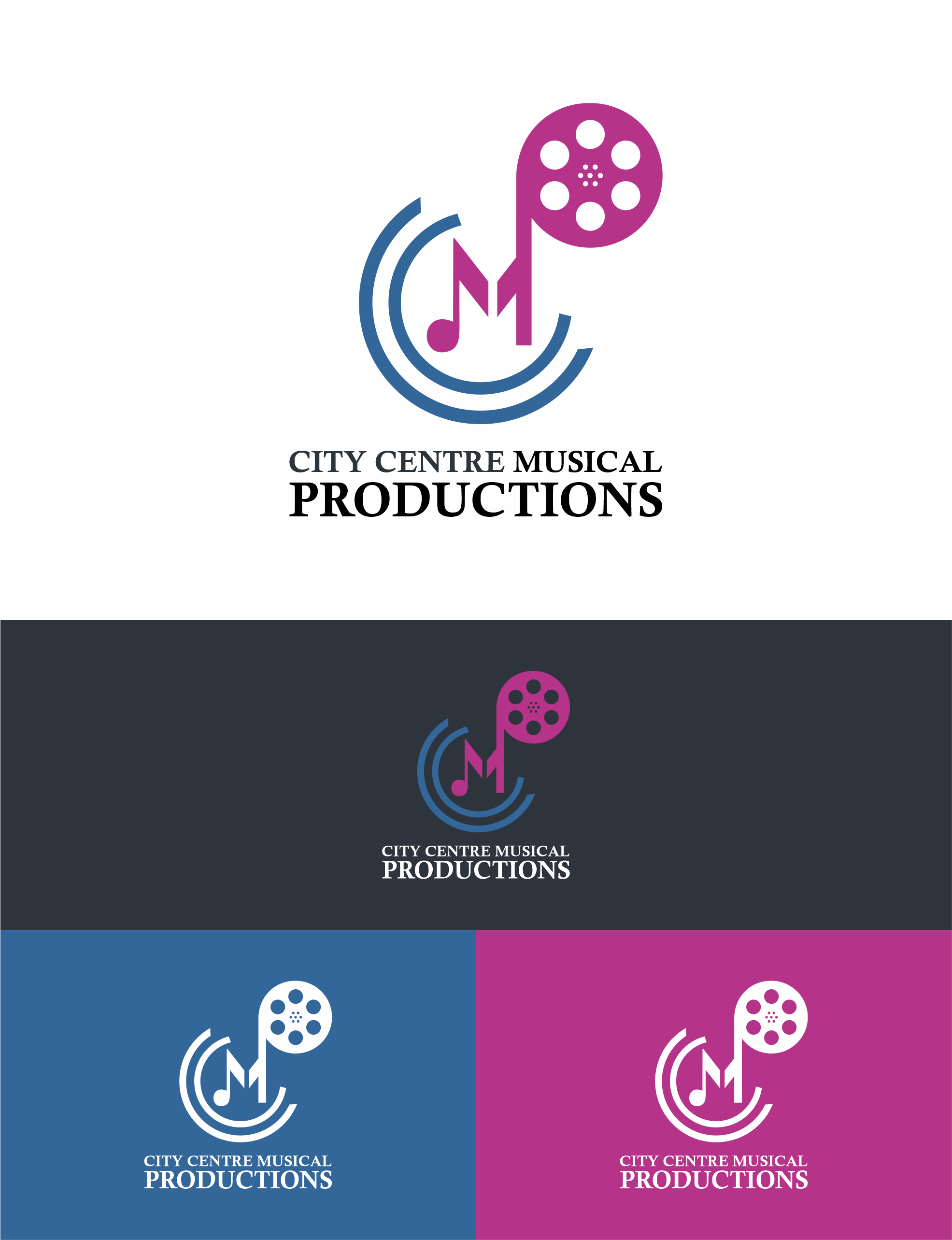 Diseño de Logo por Z Hadi para City Centre Musical Productions | Diseño #30631741