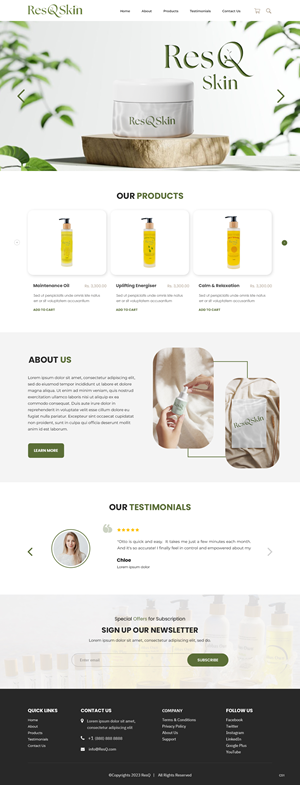 Web Design by pb for this project | Design: #30602676