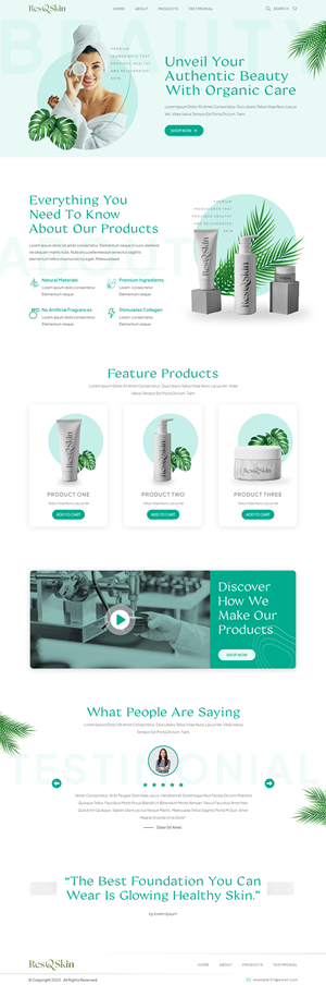 Web Design by Eppeok for this project | Design: #30600541