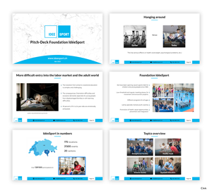 PowerPoint-Design von pb für Stiftung IdéeSport | Design: #30638669