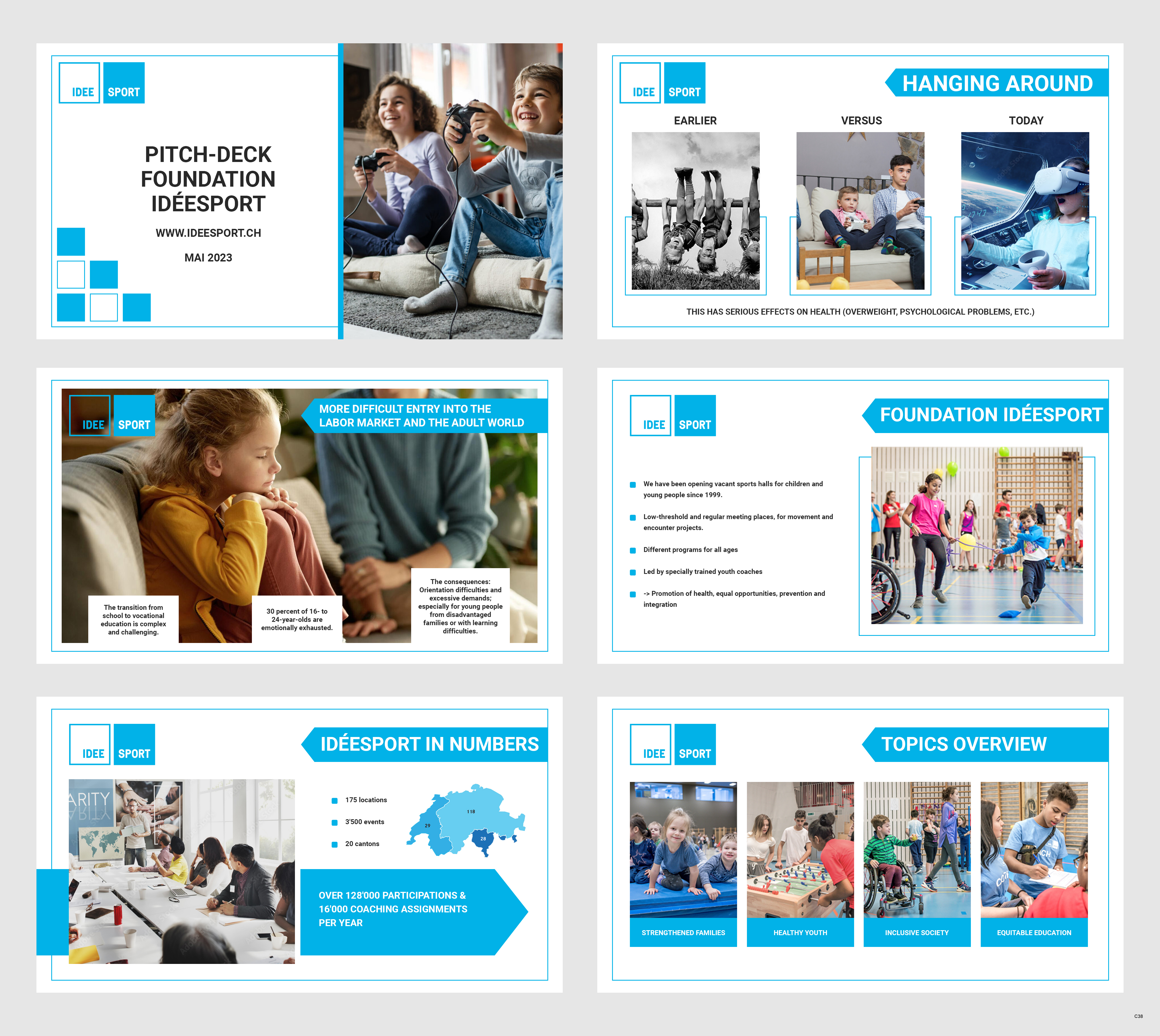 PowerPoint Design by pb for Stiftung IdéeSport | Design #30638671