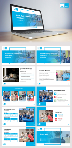 PowerPoint-Design von n2presents für Stiftung IdéeSport | Design: #30609824