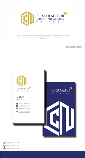 Logo Design by zebronicgraphic for Contractor Communications Network | Design: #30594325