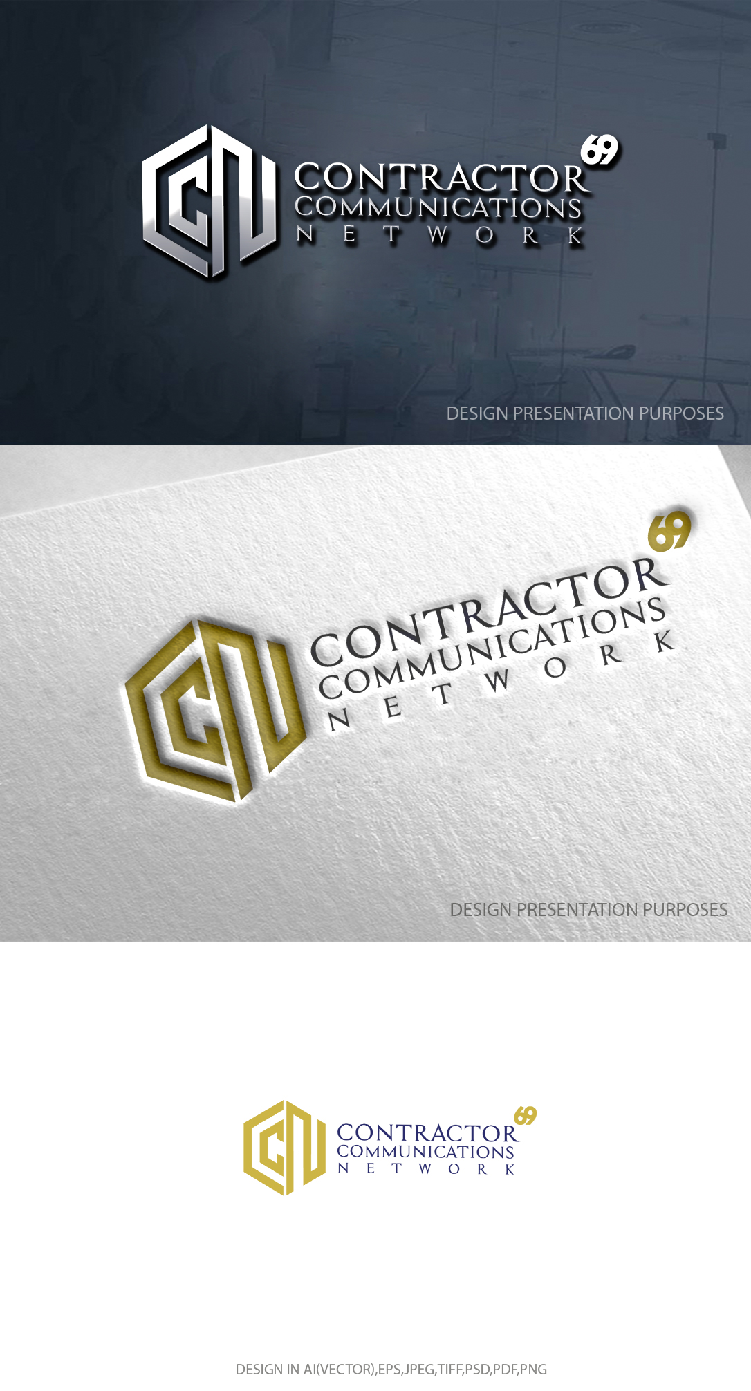 Logo Design by zebronicgraphic for Contractor Communications Network | Design #30594326