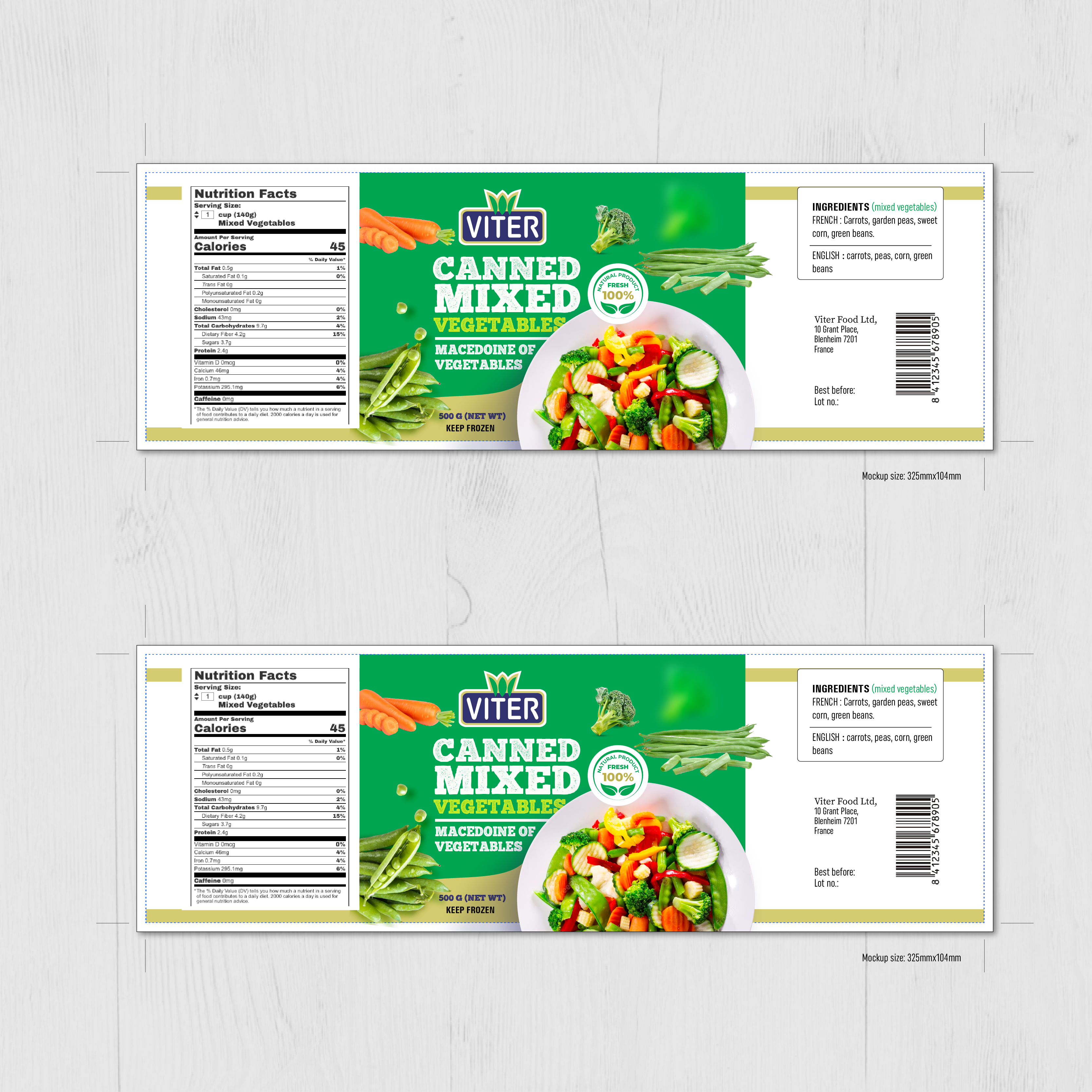 Label Design by designgreen for this project | Design #30599636