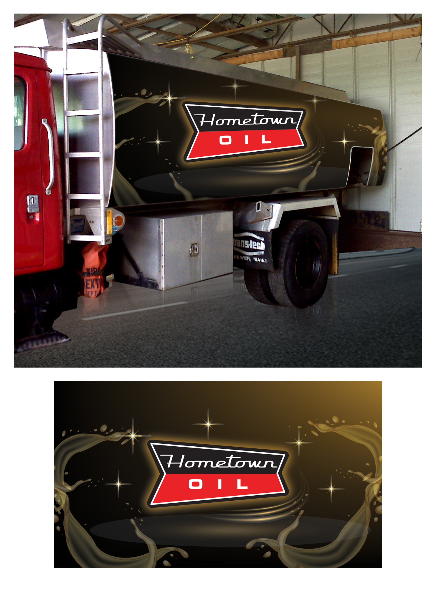 Car Wrap Design by HT Graphic for Hometown Oil | Design #30627442