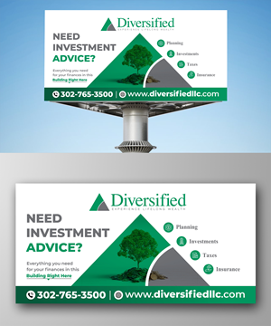 Werbetafel-Design von ecorokerz für Diversified | Design: #30606435