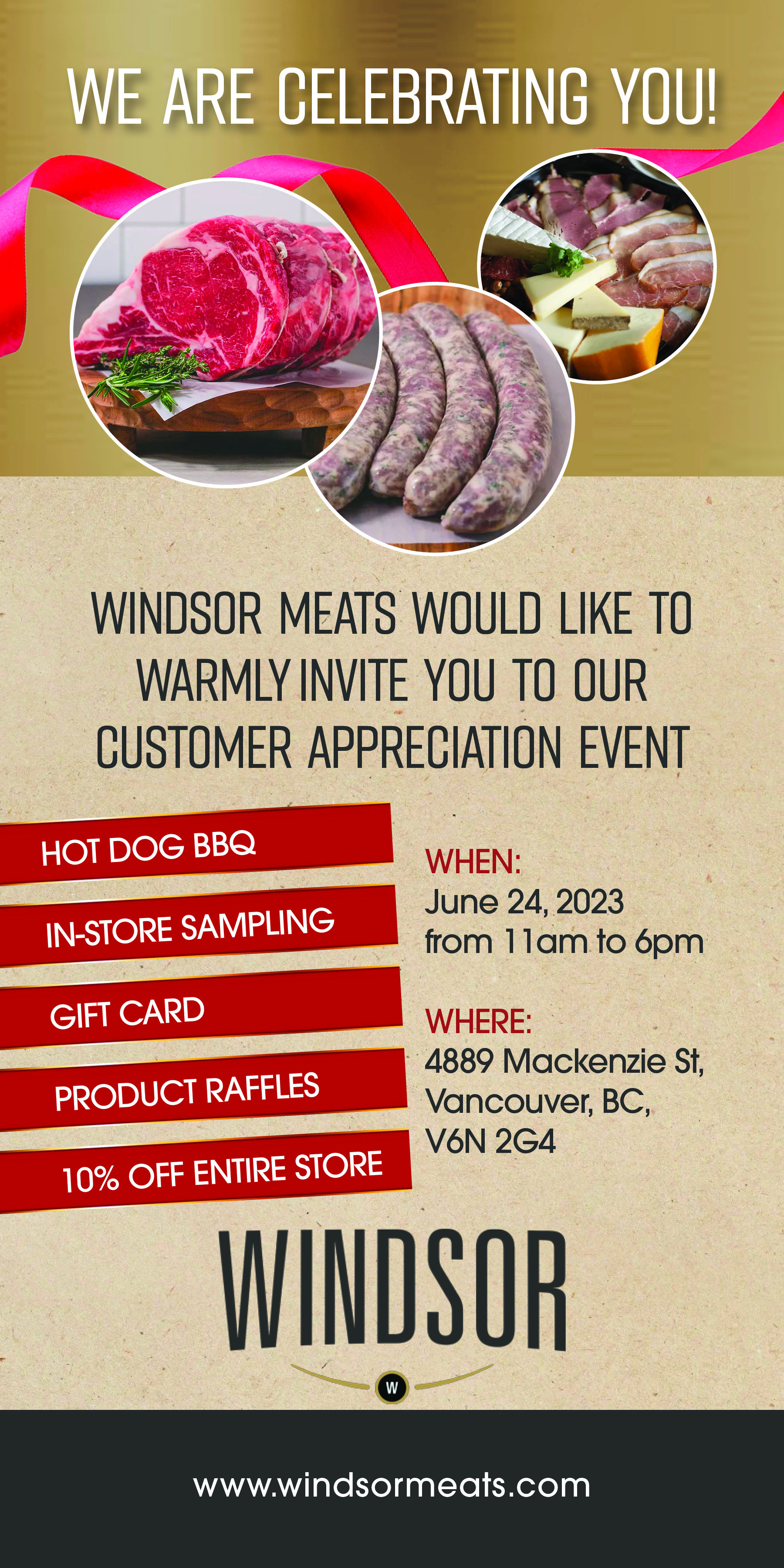 Design de Flyer par G3 Designs pour Windsor Meats  | Design #30598330