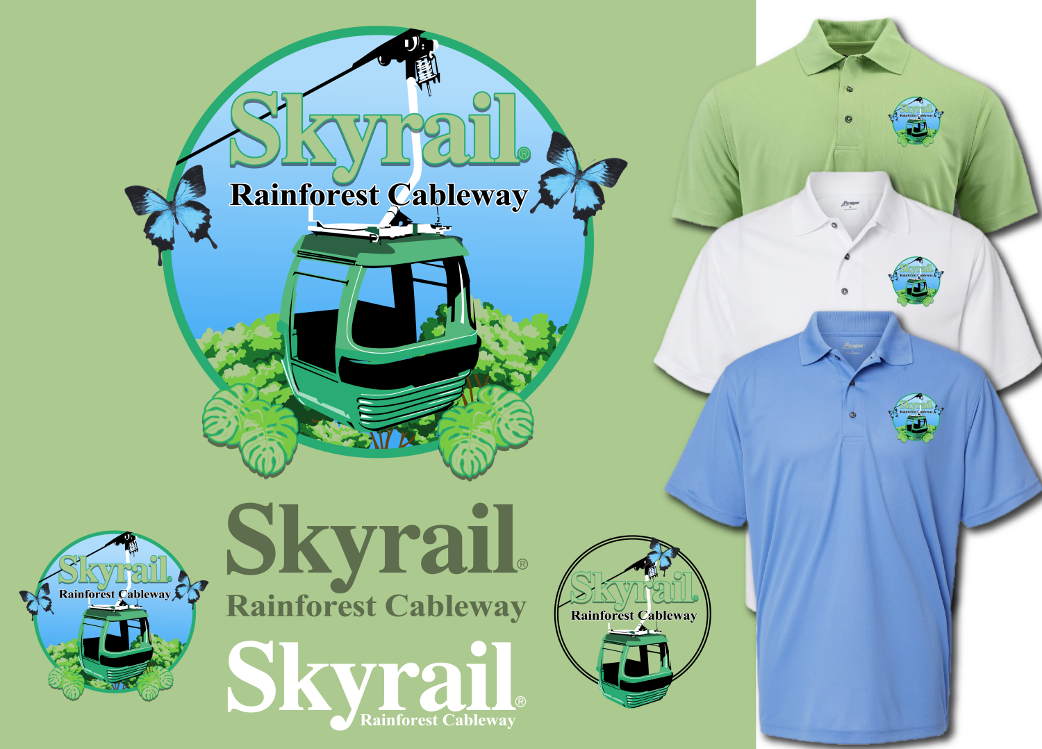 T-shirt Design by Get'n Graphic for Skyrail Rainforest Cableway | Design #30636417