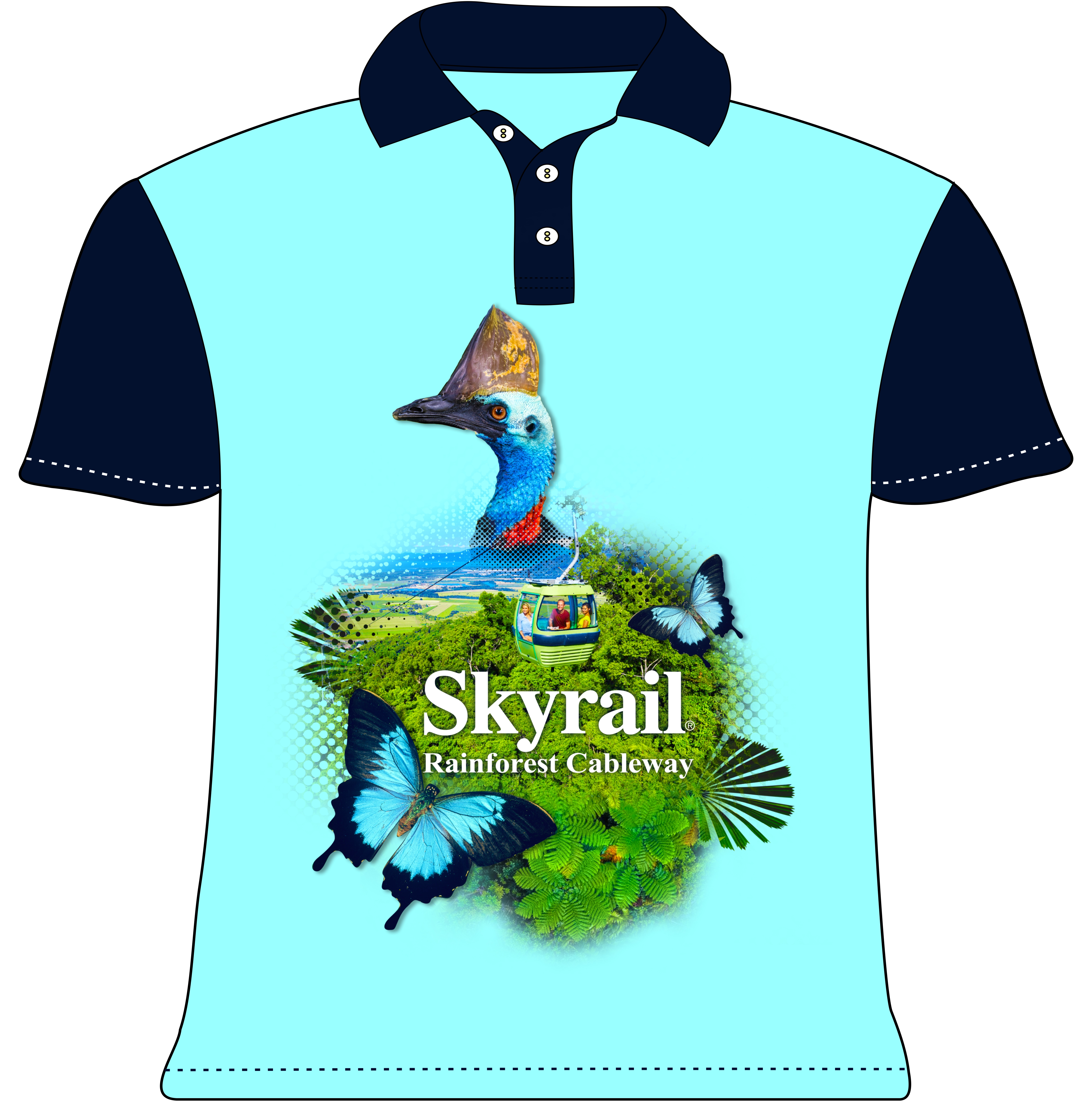 T-shirt Design by graphics1 for Skyrail Rainforest Cableway | Design #30632953