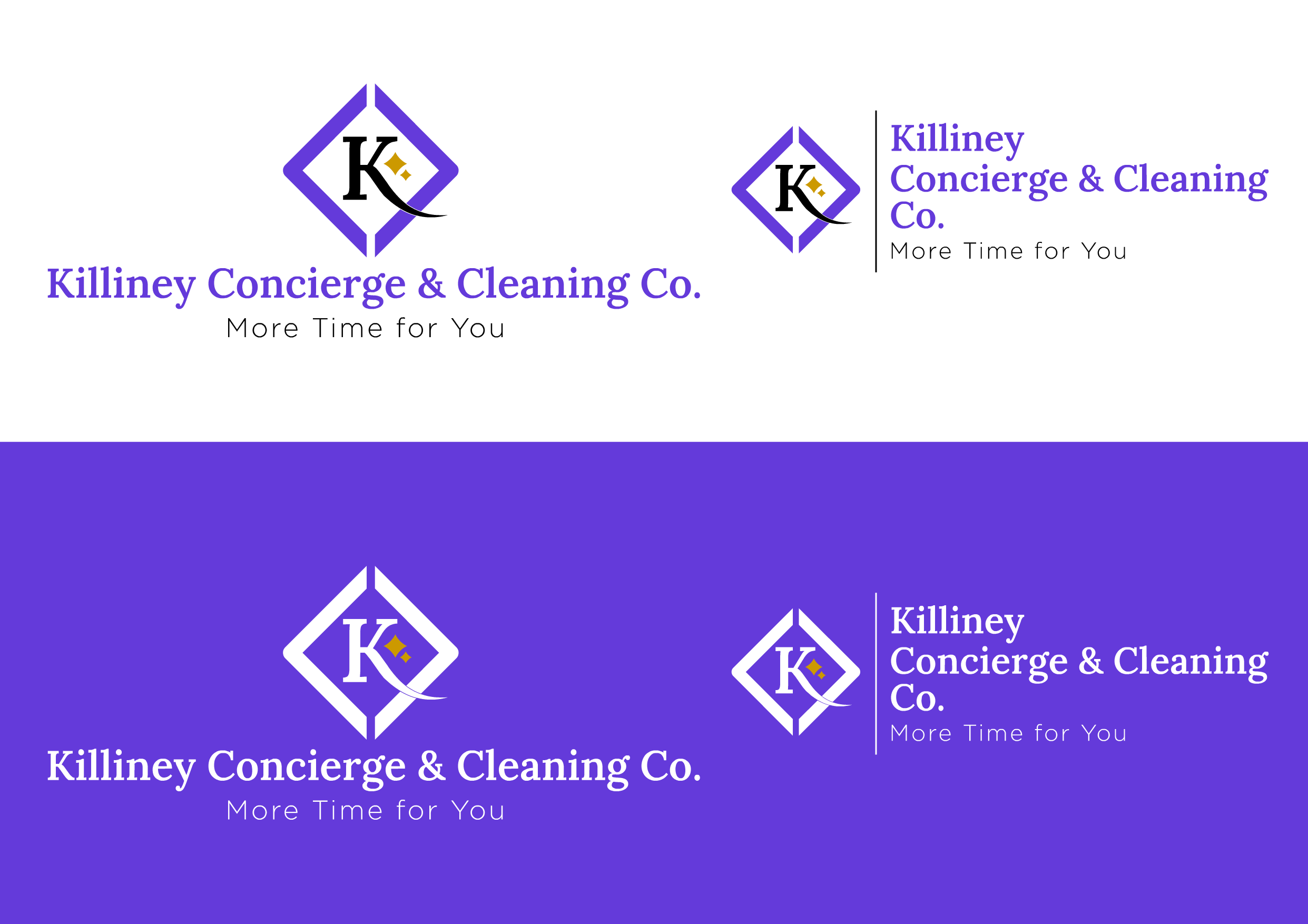 Logo Design by Khuz for Killiney Concierge & Cleaning Co. | Design #30638743