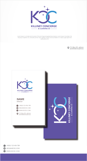 Logo-Design von zebronicgraphic für Killiney Concierge & Cleaning Co. | Design: #30638589
