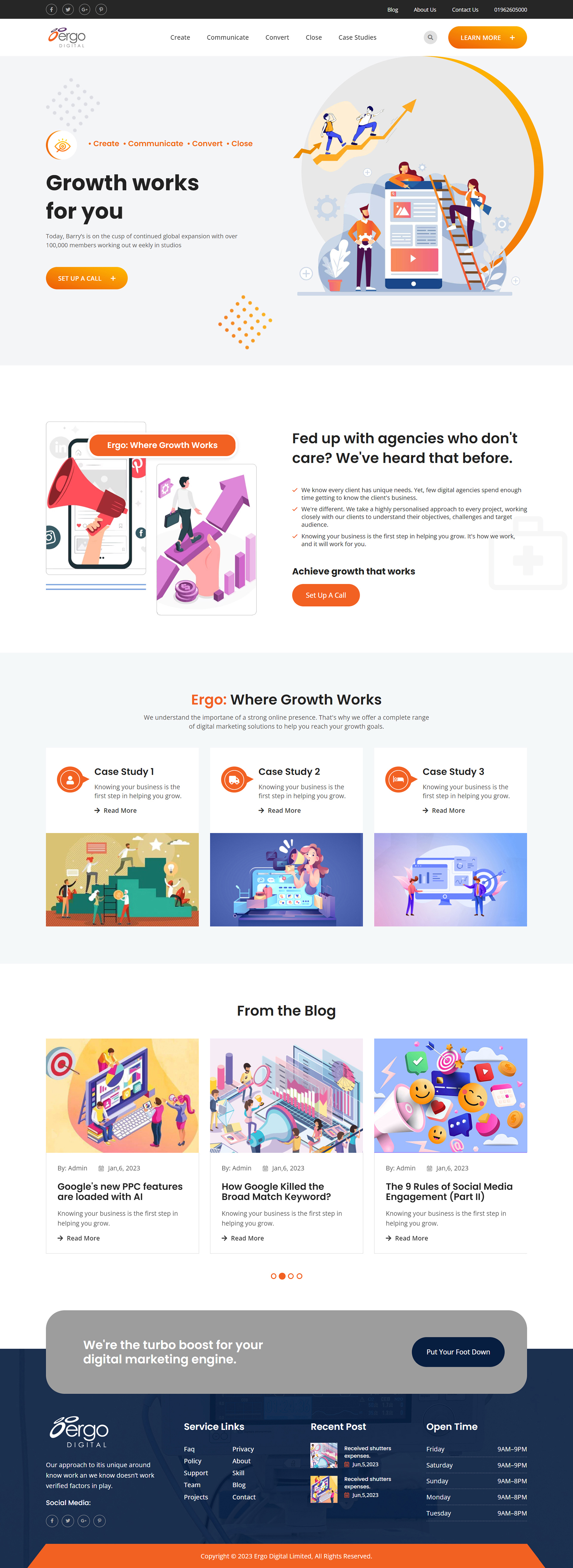 Web Design by M79 for Ergo Digital Limited | Design #30620010