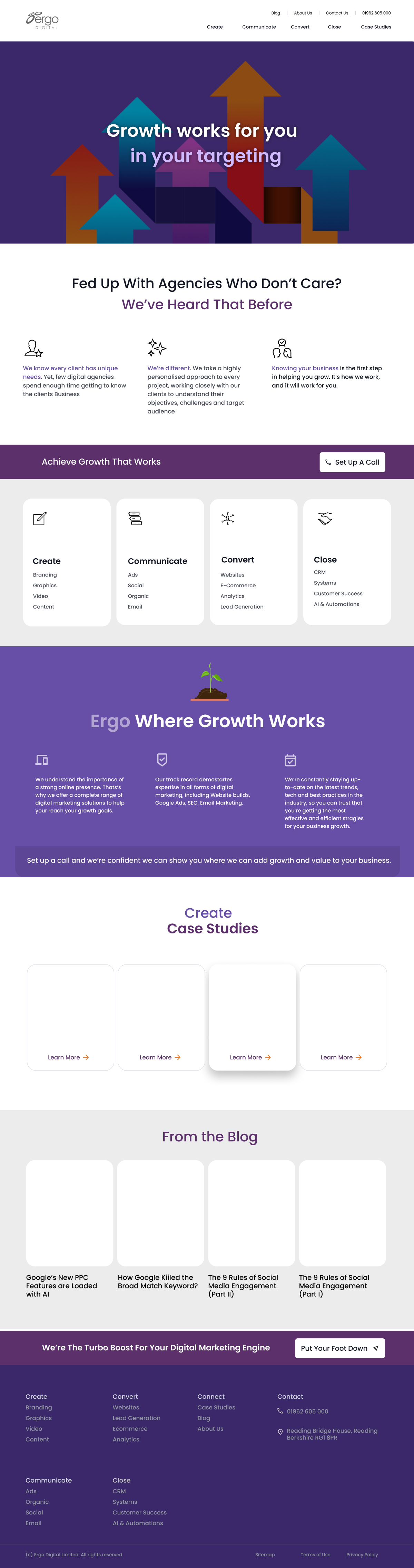 Web Design par kapilmoon pour Ergo Digital Limited | Design #30612919