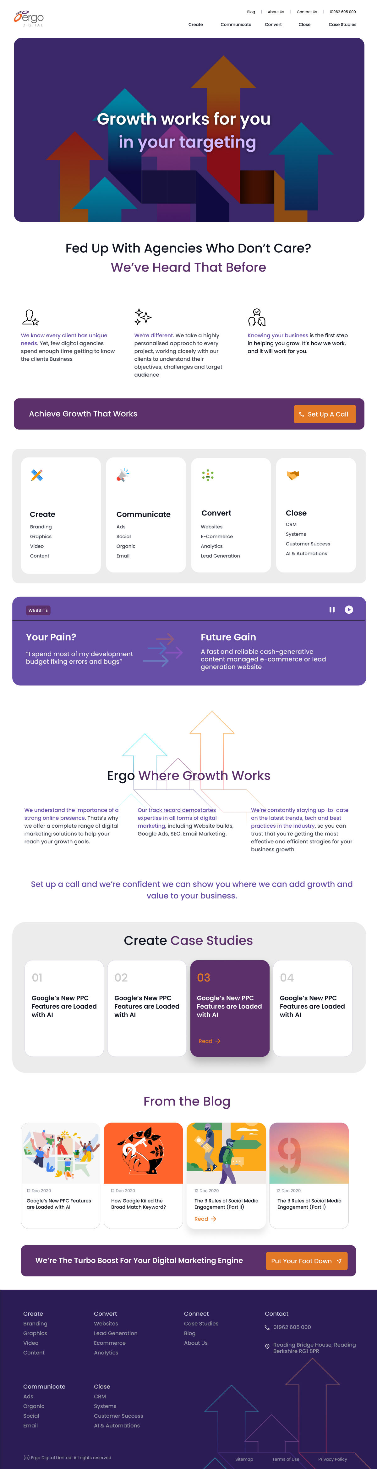 Web Design by kapilmoon for Ergo Digital Limited | Design #30623205